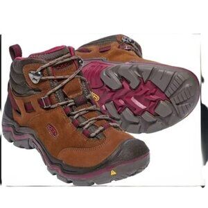 Keen Laurel Mid Waterproof Hiking Boots Suede Women's Size 9.5